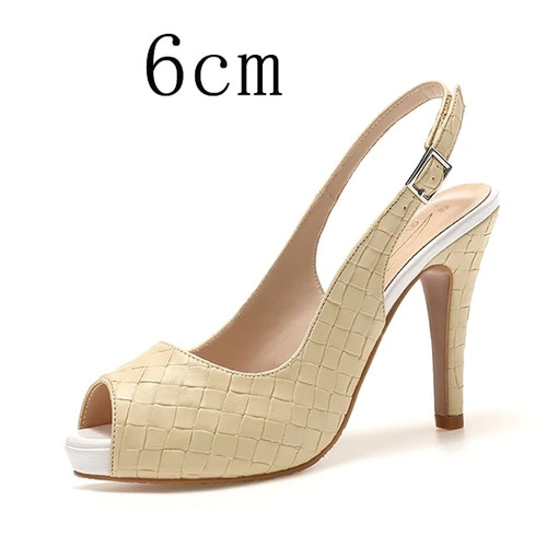 Women Sandals High Heels Summer Brand Woman Pumps Thin Heels Party Shoes Pointed Toe Slip On Office