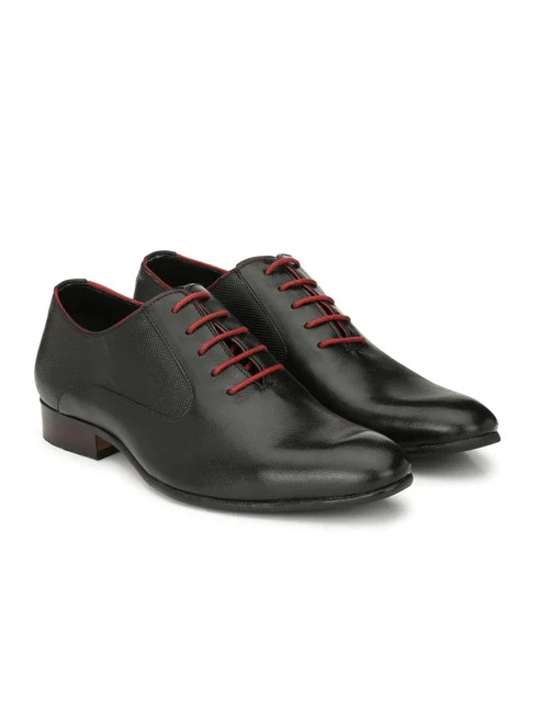 STAGIO BLACK LEATHER FORMAL MEN SHOES