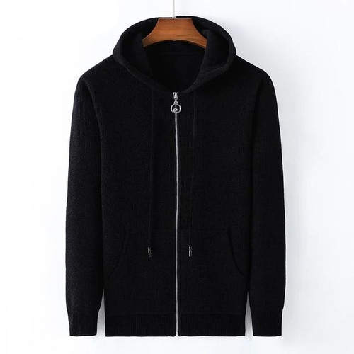 Hooded Sweater Coat Men Clothes New Arrival Casual Knitwear Cardigan Men Autumn Winter Warm Sweater Pocket