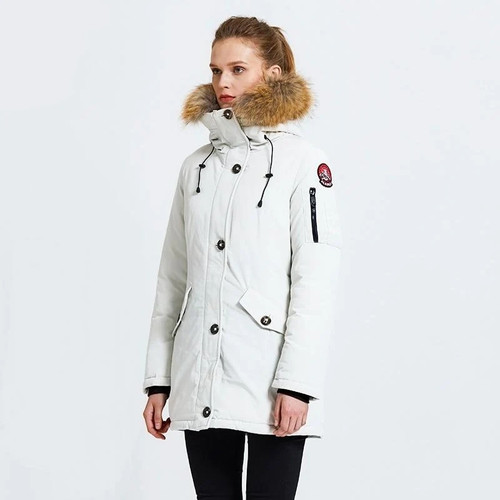 Winter Jacket for Women Parka Women's Warm Thicken Coat with Raccoon Fur Collar Female Warm Snowjacket Padded Coat