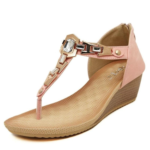 Summer Sandals Women Designer T-strap Flip Flops Thong Wedges Sandals Gladiator Sandal Shoes