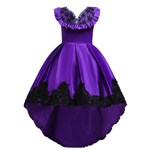 Girls Beading Tuxedo Dresses For Girl Clothes Wedding Party Elegant Teenager Kids Belt Dress Princess Birthday Ball Gown