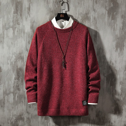 Men's Sweaters Spring Autumn Winter Clothes Black Pull  Style Casual Standard Pullovers