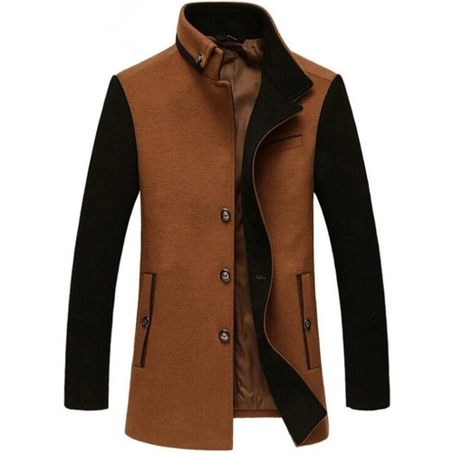 men coat winter wool coat Business Thicken Slim Overcoat Jacket Male Clothes coat men