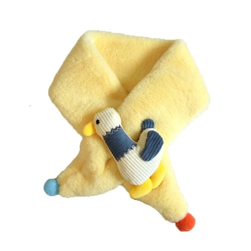 Kids Fur Scarf Boys Girls Baby Winter Warm Scarf Fleece Scarf Children Neck Collar Keep Warm Accessories