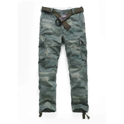 Camouflage Cargo Pants Man Casual Pants Military Army Style Joggers Straight Loose Baggy Trousers Men Clothing