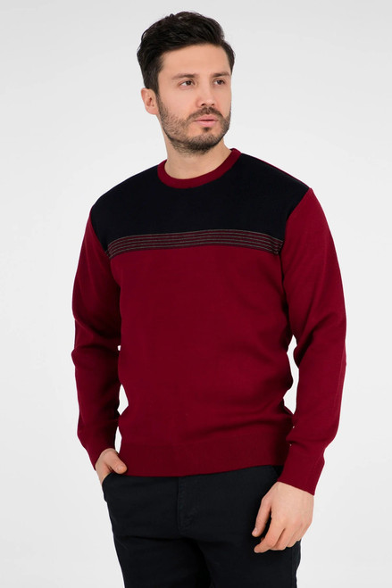 BIKE COLLAR MEN SWEATER