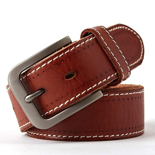 original leather men's belt retro casual design jeans belt for men's brand designer belt high metal