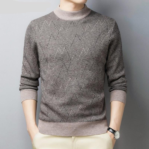 Winter Thick Warm Turtleneck Sweater Men 100% Merino Woolen Sweaters Streetwear Fashion Jumper Cashmere Pullover