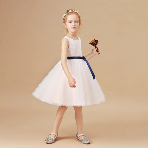 Princess Kids Baby Dress Girls Fancy Wedding Dress Sleeveless Kids Clothing Children New Year Birthday Party Costume Dress