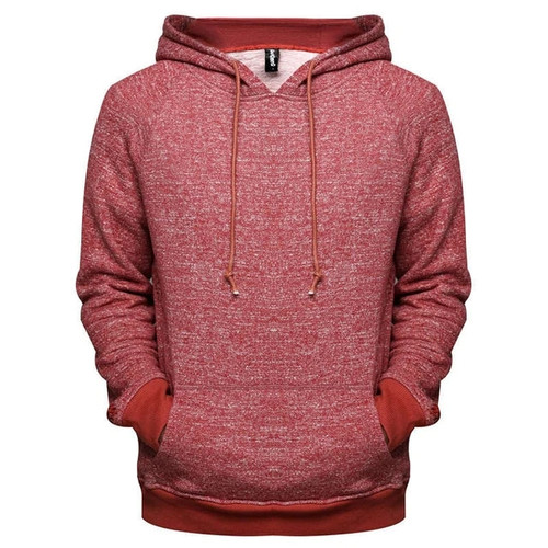 Spring Simple Men's Hooded Solid Color Slim Fit Thick Fleece Sweatshirts Men High Quality Cotton Mens Hoodies