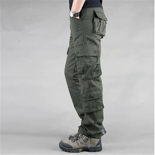 New Combat Military Tactical Pants Men Large Multi Pocket Army Cargo Pants Casual Cotton Outdoor Breathable Trousers Men