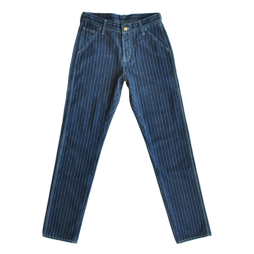 Denim Striped Pants Vintage Pants Denim Overalls Men Jeans May Blue Jeans Casual Denim Overalls Men striped jeans