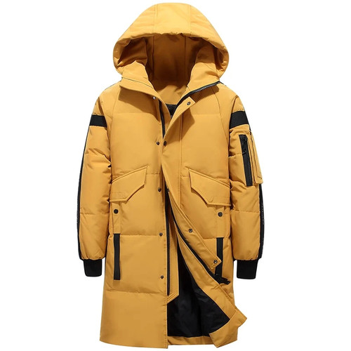 Teens New Winter Men's Down Jacket Stylish Male Down Coat Thick Warm Man Clothing Brand Men's Apparel Warm Parka