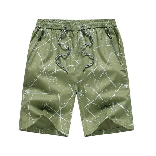 Summer New Army Green Cotton Men Cargo Shorts Casual Loose Sports Jogging Beach Pants Men Korean Casual Loose Shorts Men