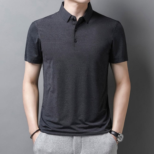 Summer Brand Quality Men Polo Shirts Casual Business Social Short Sleeve Mens Shirts Striped Design Slim Fit Polo Shirt Men