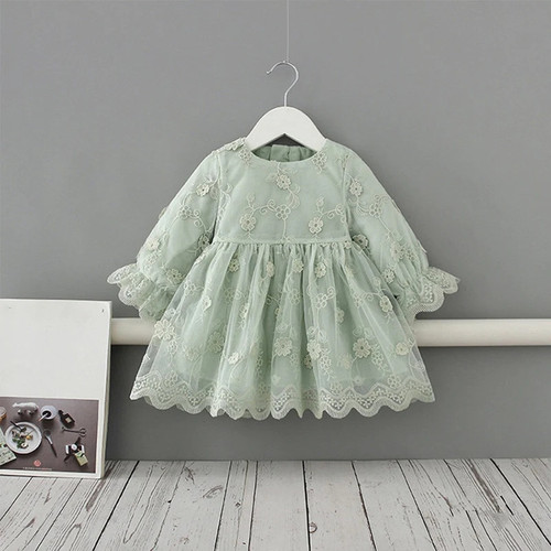 Toddler Baby Girls Princess Dress Summer Lace Wedding 1st Birthday Party Dress For Baby Clothing Kids Dresses