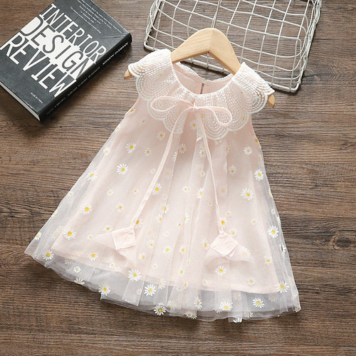 Summer Newborn Baby Girls Dress Clothes Princess Party Birthday tutu Dress For Baby Baptism Dress 0-2y Infant Clothing