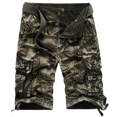 Military Cargo Shorts Men Brand Tactical Camouflage Short Pants Men Cotton Loose Work Casual Short Pants Overalls Cargo Trousers