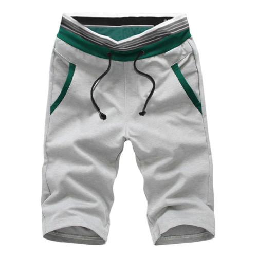 Men's Shorts Summer Casual Beach Shorts Color Block Drawstring Short Pants Classic Clothing Beach Shorts Male