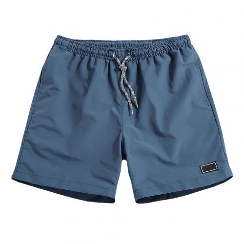 Men Casual  Shorts Men Beach Shorts Pants Men Casual Breathable Quick Dry Pants Pockets Beach Solid Color Sport Shorts