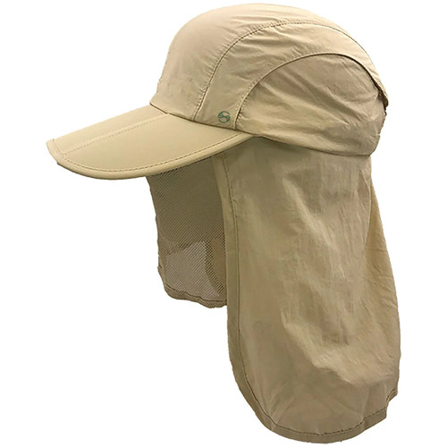 SOBEYO Outdoor Snap Hats Boonie Brim Ear Neck Cover Sun Cap-3