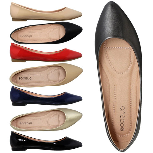 Pointed Toe Ballet Flat-1