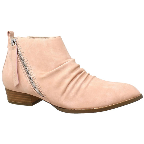 TSOBEYO assel Block Heel Western Bootie