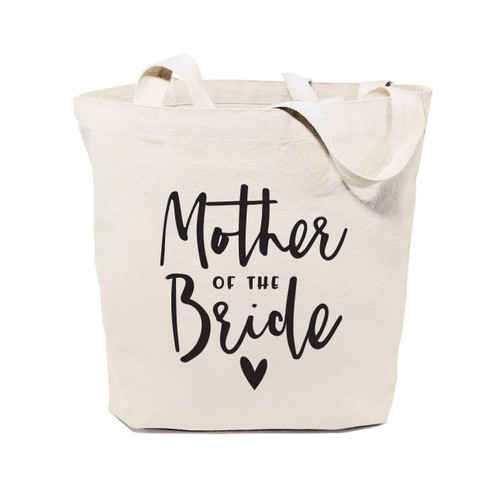 Mother of the Bride Wedding Cotton Canvas Tote Bag