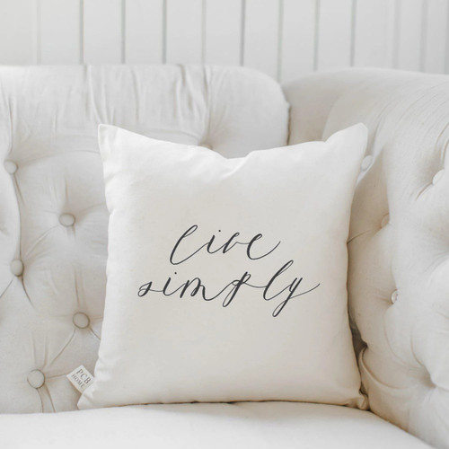 Live Simply Pillow