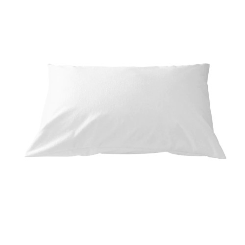 Waterproof with Zippered and Soft Cotton White Pillow Protector SP