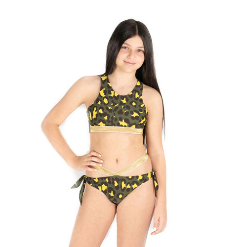 Camo Leopard - Bikini - Kids Swimwear