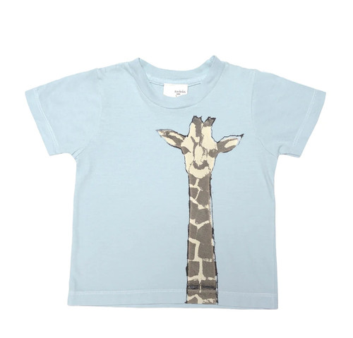 Organic cotton tee- Giraffe print