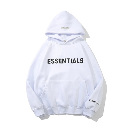 Men Essentials Hoodies Autumn and Winter Brushed and Thick 100% Pure Cotton Men Women Loose-Fit Sweatshirt High Street Hoodie