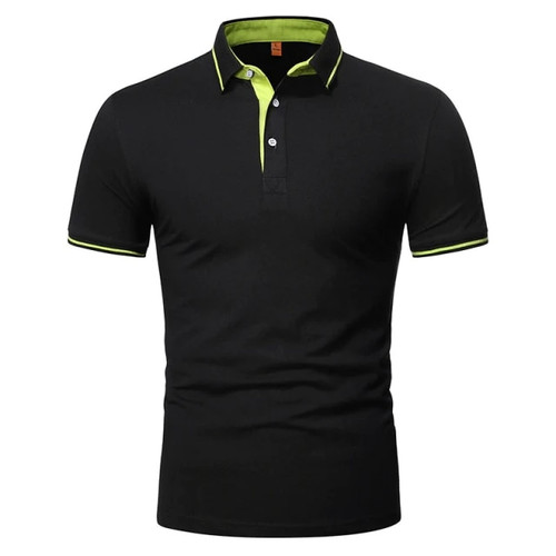 New Summer High Quality Men Polo Shirts Casual Business Social Short Sleeve Mens Shirts Stand Collar Comfortable Polo Shirt Men