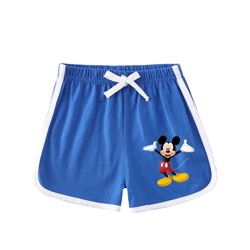 Summer 1-8Y Children Cotton Shorts For Boys Girls Mickey Minnie Shorts Toddler Panties Kids Beach Short Sports Pants Baby