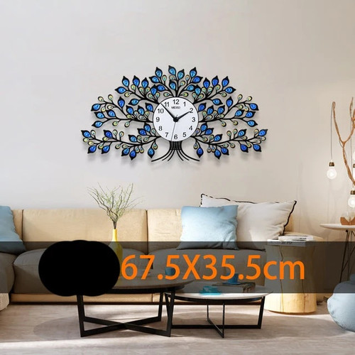 Luxury Large Wall Clock Living Room Wall Home Decorative Art Clock Mechanism Quartz Watch Home Gift Ideas