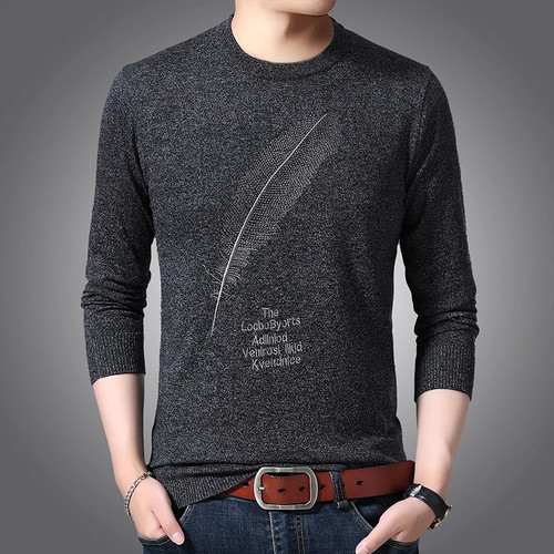 New Brand Sweater For Mens Pullover O-Neck Slim Fit Jumpers Knitwear Warm Winter Korean Style Casual Mens Clothes