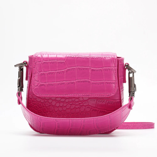Brands Alligator Saddle Bags for Women Crocodile Pattern Womens Handbag Shoulder Crossbody Bags Small Clutch Purse