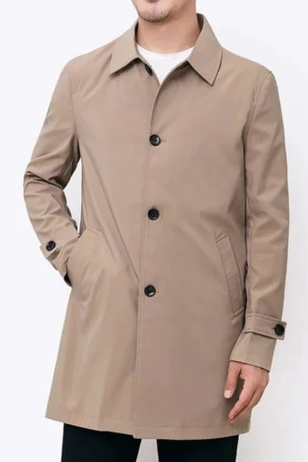 Spring Autumn Men Trench Coats Classic Smart Casual Male Outerwear Jackets High Quality Trench Coat
