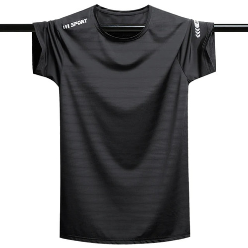 Quick Dry Sport T Shirt Men Short Sleeves Summer Casual Mesh Top Tees GYM Jogging Tshirt Clothes