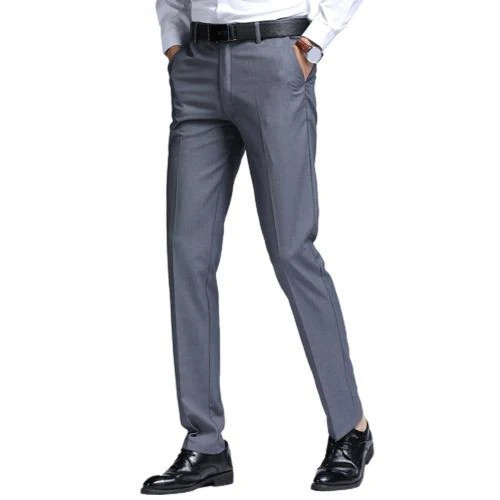 Men Slim Dress Pants Formal Suit Slims Wedding Suit pants Trousers Solid Color Slim Pants Clothing for Business Suit pant