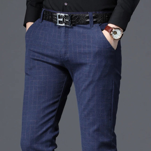 Spring Autumn New Fashion Mens Casual Pants High Quality Business Pants Male Clothing Cotton Formal Trousers Men