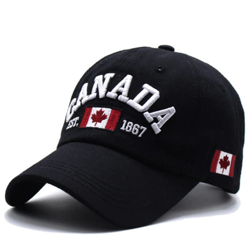 I Love Canada New Washed Cotton Embroidery Baseball Cap Snapback For Women Men Hat Casual Dad Hat Hip Hop Caps