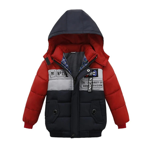 Winter New children padded jacket Toddler Boys Coat Baby Kids Top Windproof coat Children Jacket for 0-4 Years