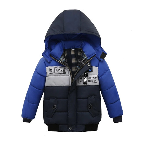 Winter New children padded jacket Toddler Boys Coat Baby Kids Top Windproof coat Children Jacket for 0-4 Years