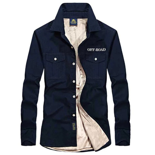 Autumn Winter Fleece Shirt Men Casual Warm Shirt Long Sleeve Cotton Blouses Plus Size 4XL Velvet Shirt