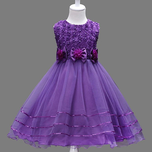 Girl Summer Lace Princess Dress Children Floral Gown Dresses For Girls Clothing Kids Birthday Party Tutu