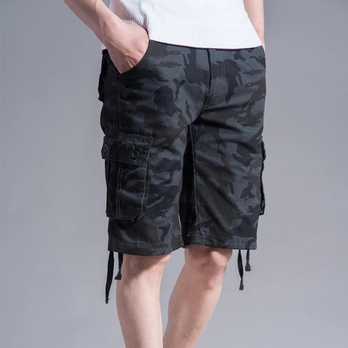 New Camouflage Camo Cargo Shorts Men Casual Shorts Male Loose Work Shorts Man Military Short Pants