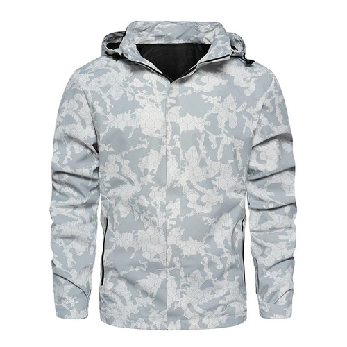 Men Jacket Waterproof Coat New Spring Autumn Outdoor Camo Windbreaker Jackets Mens Hooded Slim Coats Clothing